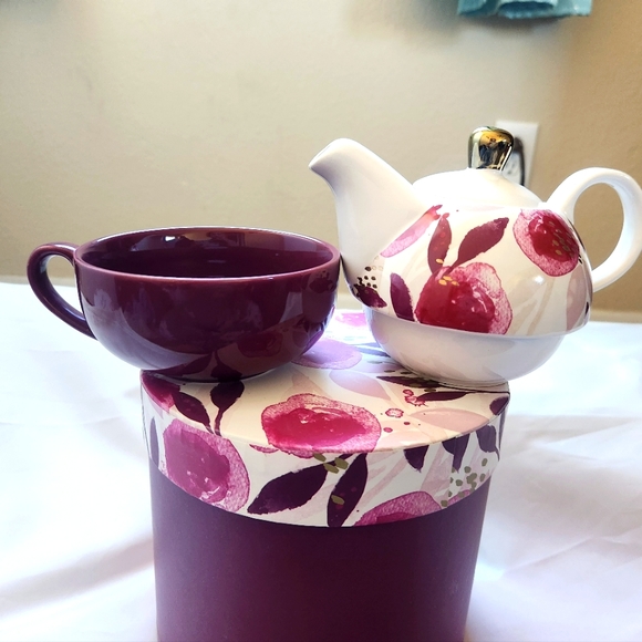 Ceramic tea set - Picture 1 of 8